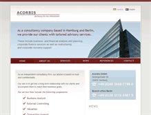 Tablet Screenshot of acorbis.de
